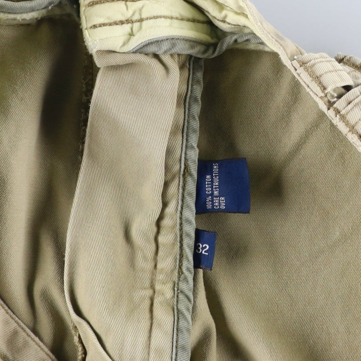 Ralph Lauren POLO by Ralph Lauren cargo shorts, short pants, men's size w34 cotton Beige type Vintage Second Hand