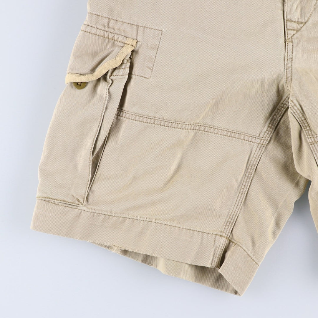 Ralph Lauren POLO by Ralph Lauren cargo shorts, short pants, men's size w34 cotton Beige type Vintage Second Hand
