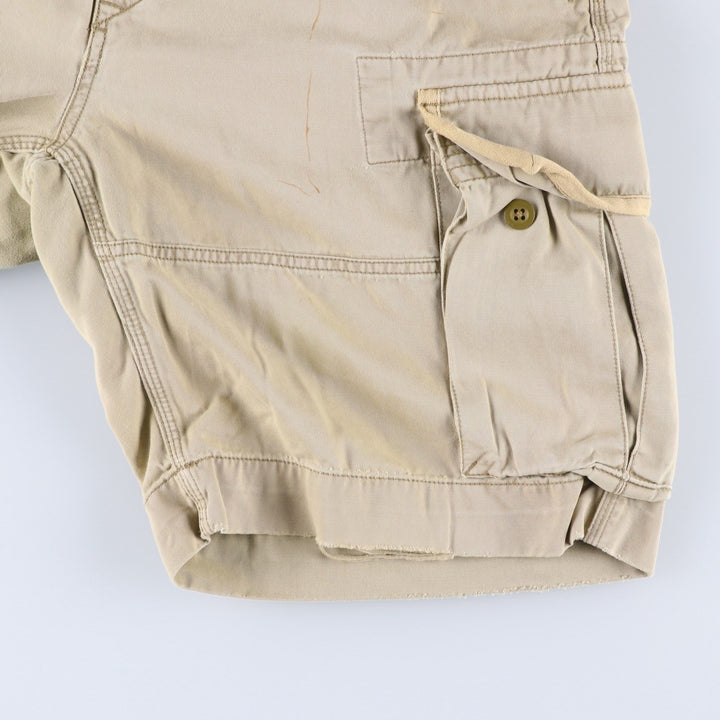 Ralph Lauren POLO by Ralph Lauren cargo shorts, short pants, men's size w34 cotton Beige type Vintage Second Hand