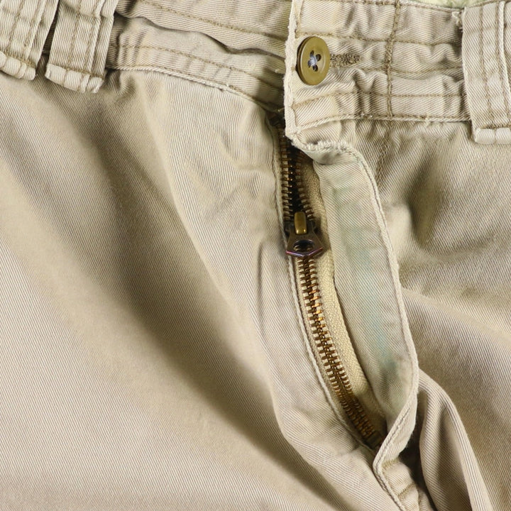 Ralph Lauren POLO by Ralph Lauren cargo shorts, short pants, men's size w34 cotton Beige type Vintage Second Hand