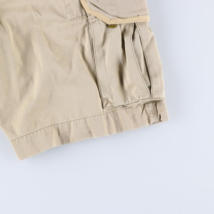 Ralph Lauren POLO by Ralph Lauren cargo shorts, short pants, men's size w34 cotton Beige type Vintage Second Hand