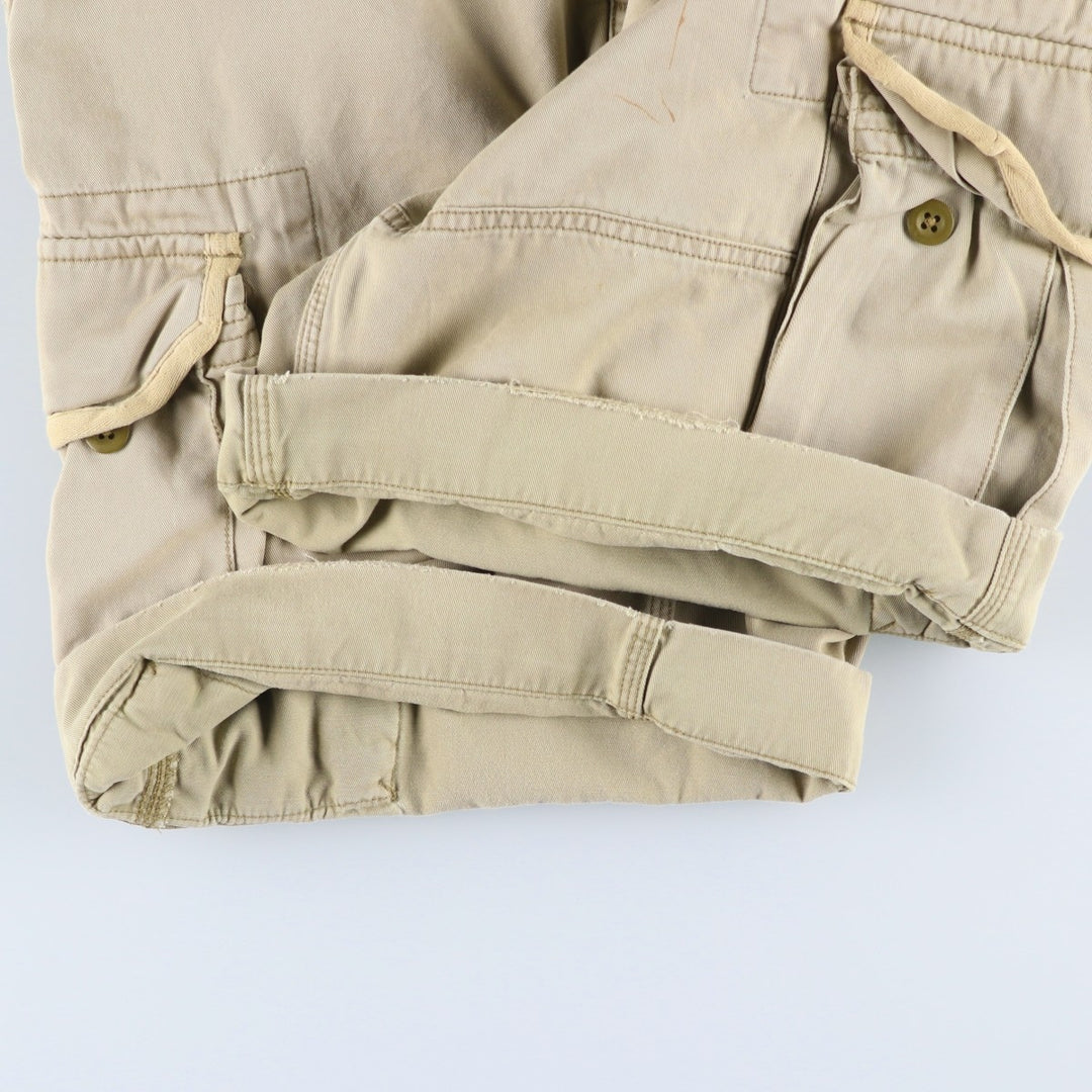 Ralph Lauren POLO by Ralph Lauren cargo shorts, short pants, men's size w34 cotton Beige type Vintage Second Hand