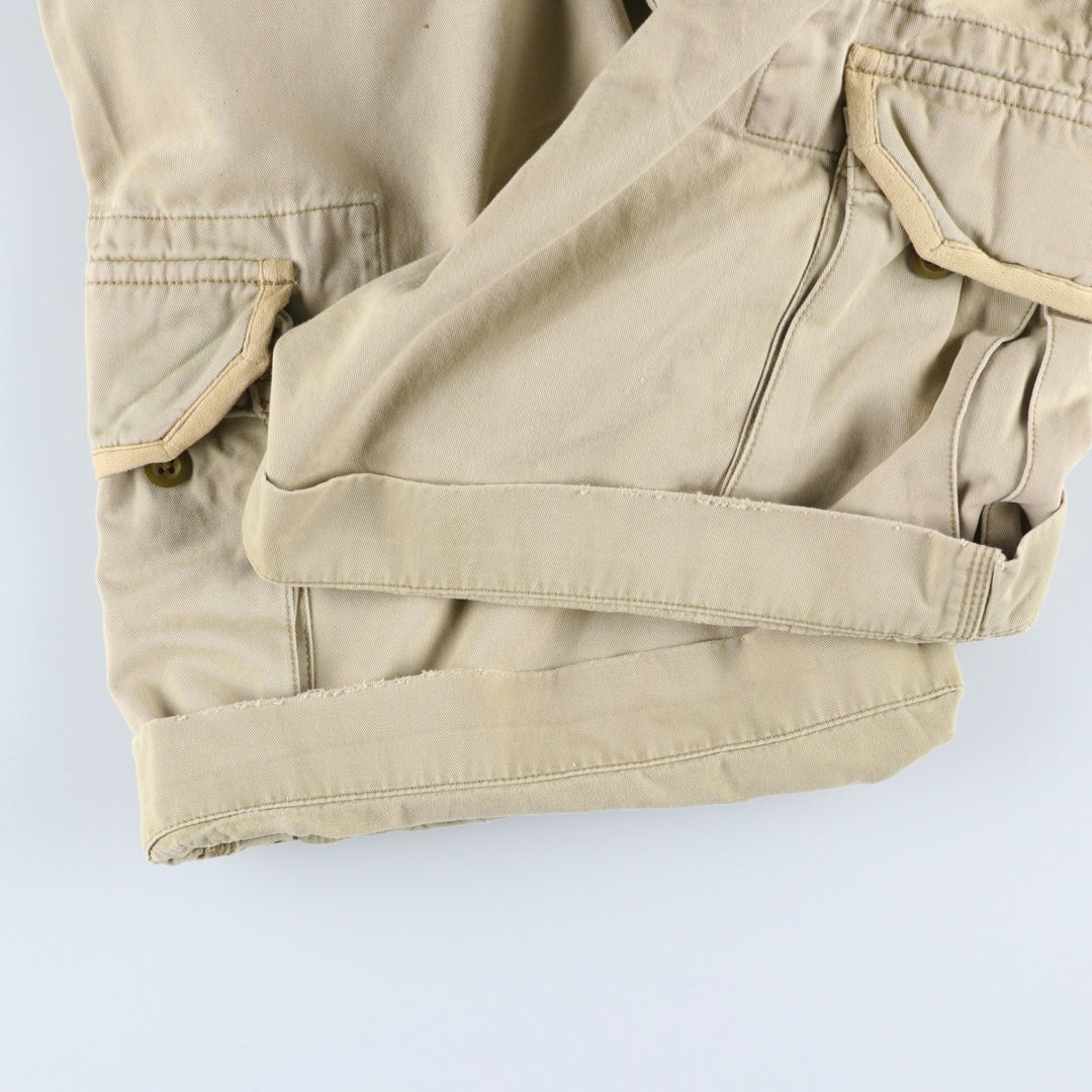 Ralph Lauren POLO by Ralph Lauren cargo shorts, short pants, men's size w34 cotton Beige type Vintage Second Hand