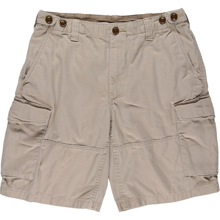 Ralph Lauren POLO RALPH LAUREN CLASSIC FIT Cargo Shorts (Men's size W32 equivalent) cotton Beige type Vintage Second Hand