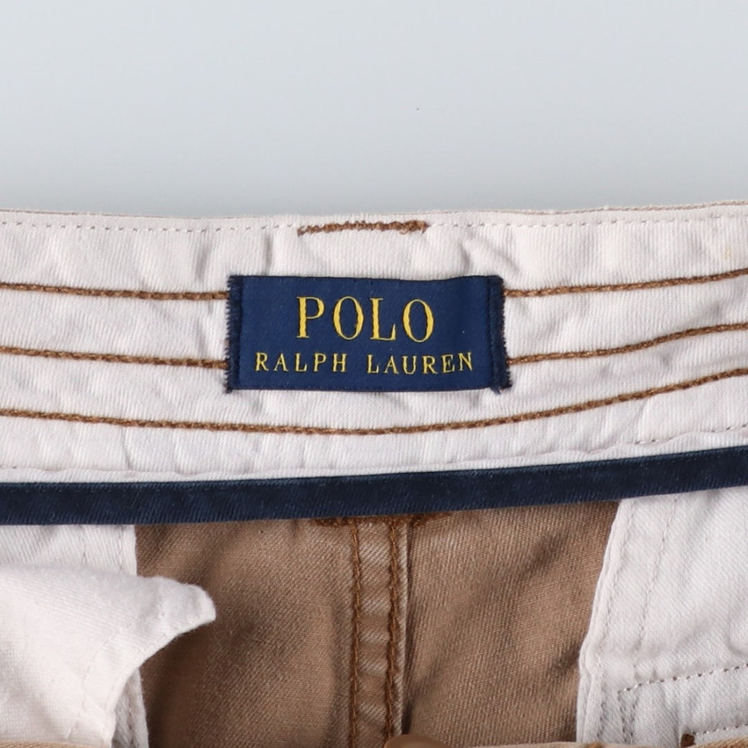 Ralph Lauren POLO RALPH LAUREN cargo shorts, half pants, men's size w33 cotton Beige type Vintage Second Hand