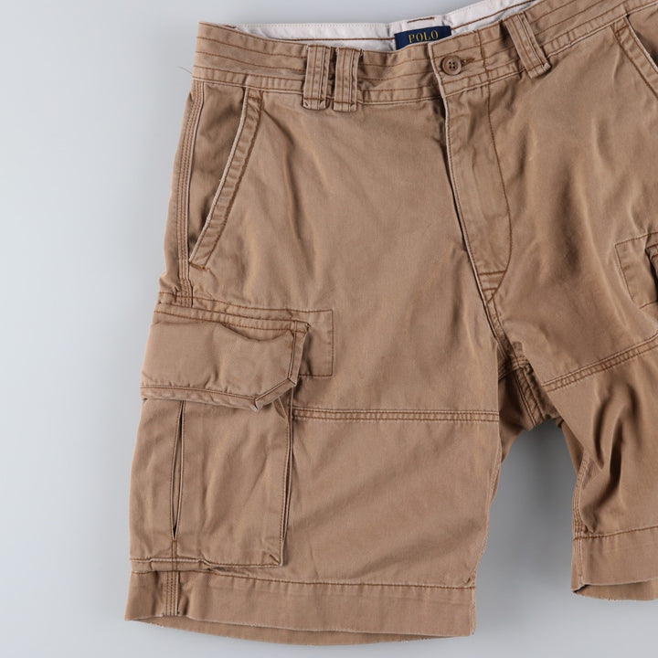 Ralph Lauren POLO RALPH LAUREN cargo shorts, half pants, men's size w33 cotton Beige type Vintage Second Hand