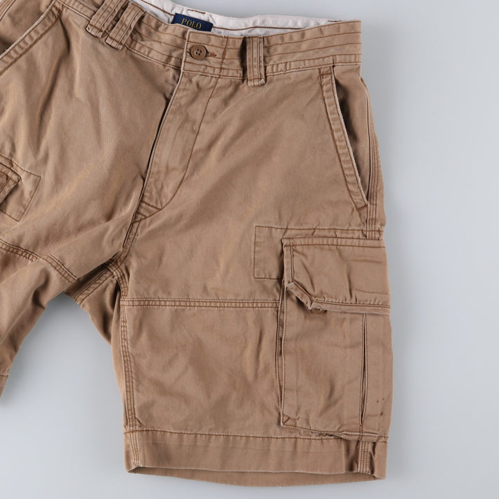 Ralph Lauren POLO RALPH LAUREN cargo shorts, half pants, men's size w33 cotton Beige type Vintage Second Hand