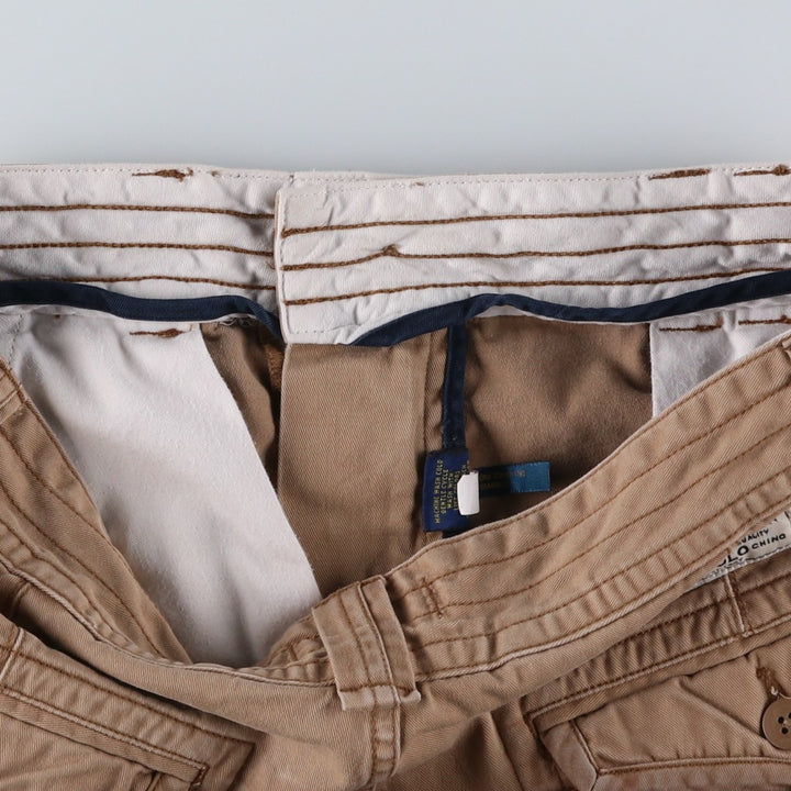 Ralph Lauren POLO RALPH LAUREN cargo shorts, half pants, men's size w33 cotton Beige type Vintage Second Hand
