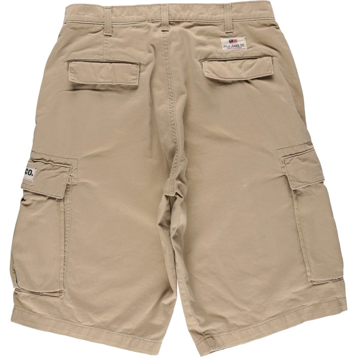 Ralph Lauren POLO JEANS COMPANY cargo shorts, men's size W32 (approx.) cotton Beige type Vintage Second Hand