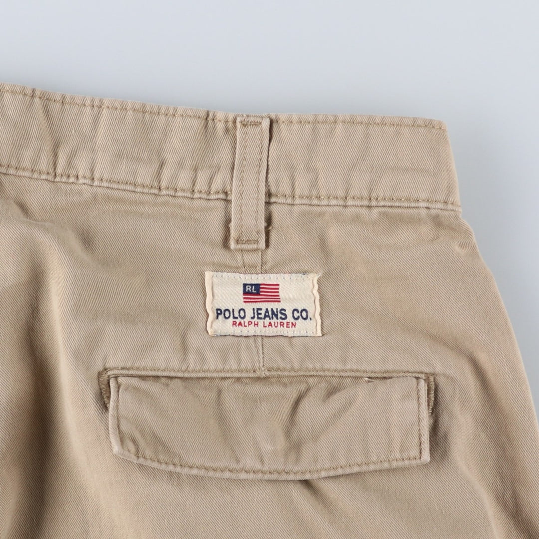 Ralph Lauren POLO JEANS COMPANY cargo shorts, men's size W32 (approx.) cotton Beige type Vintage Second Hand