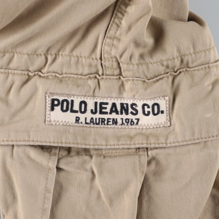 Ralph Lauren POLO JEANS COMPANY cargo shorts, men's size W32 (approx.) cotton Beige type Vintage Second Hand