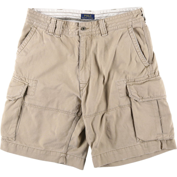 Ralph Lauren POLO RALPH LAUREN cargo shorts, half pants, men's size w35 cotton Beige type Vintage Second Hand