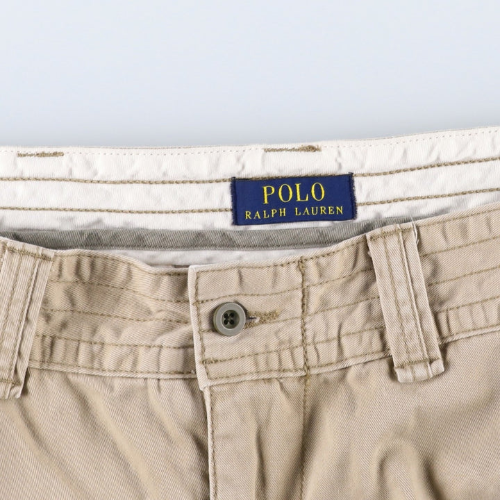 Ralph Lauren POLO RALPH LAUREN cargo shorts, half pants, men's size w35 cotton Beige type Vintage Second Hand