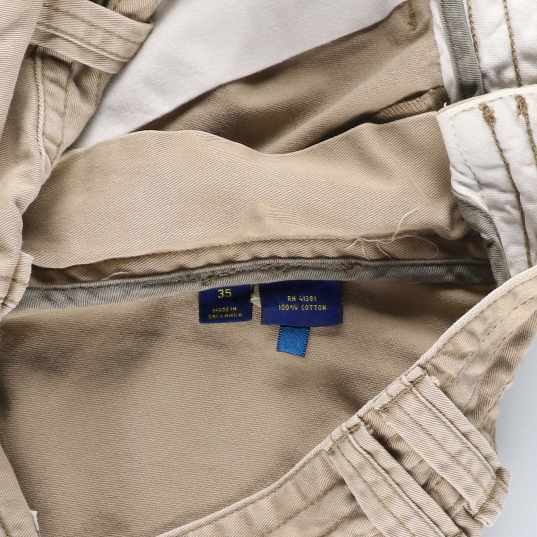 Ralph Lauren POLO RALPH LAUREN cargo shorts, half pants, men's size w35 cotton Beige type Vintage Second Hand