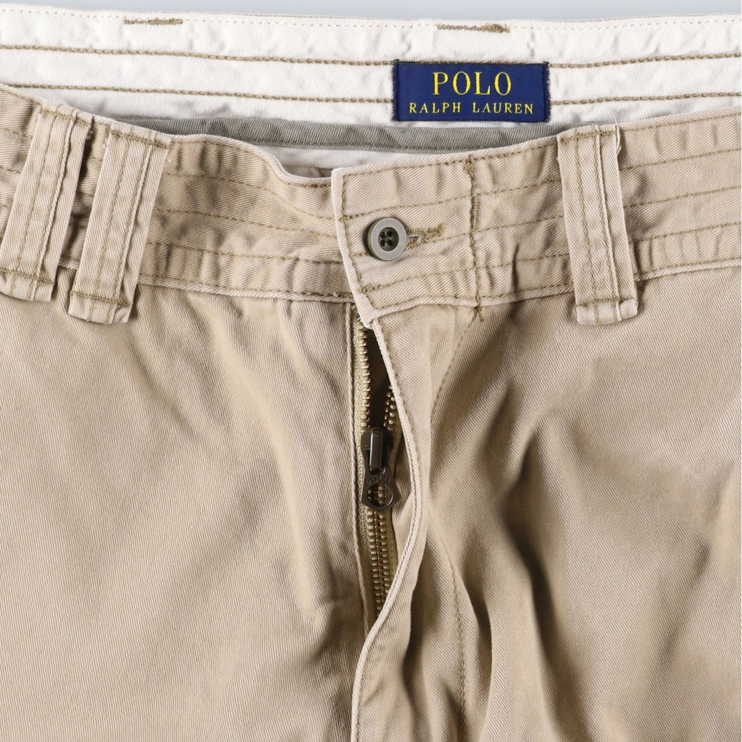 Ralph Lauren POLO RALPH LAUREN cargo shorts, half pants, men's size w35 cotton Beige type Vintage Second Hand