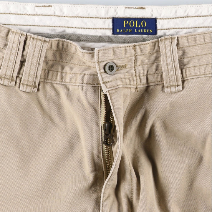 Ralph Lauren POLO RALPH LAUREN cargo shorts, half pants, men's size w35 cotton Beige type Vintage Second Hand