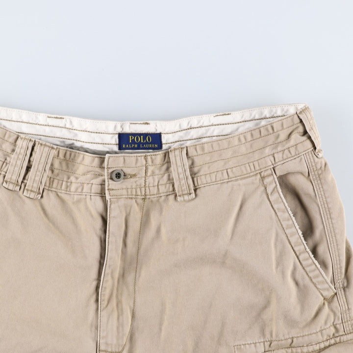 Ralph Lauren POLO RALPH LAUREN cargo shorts, half pants, men's size w35 cotton Beige type Vintage Second Hand