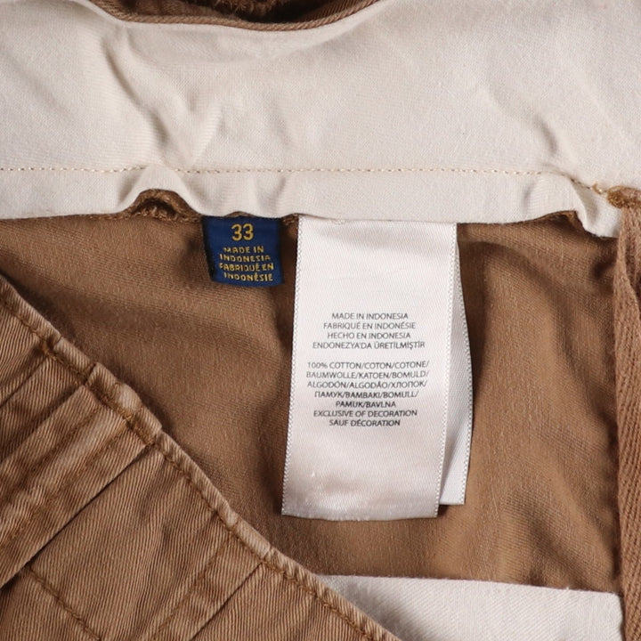Ralph Lauren POLO RALPH LAUREN RELAXED FIT Cargo Shorts (Men's size W33 equivalent) cotton Camel type Vintage Second Hand