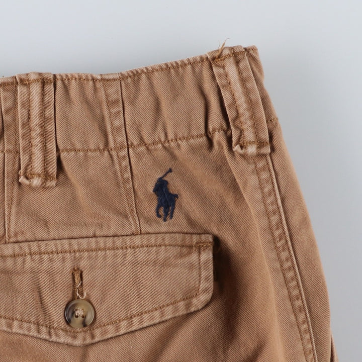 Ralph Lauren POLO RALPH LAUREN RELAXED FIT Cargo Shorts (Men's size W33 equivalent) cotton Camel type Vintage Second Hand