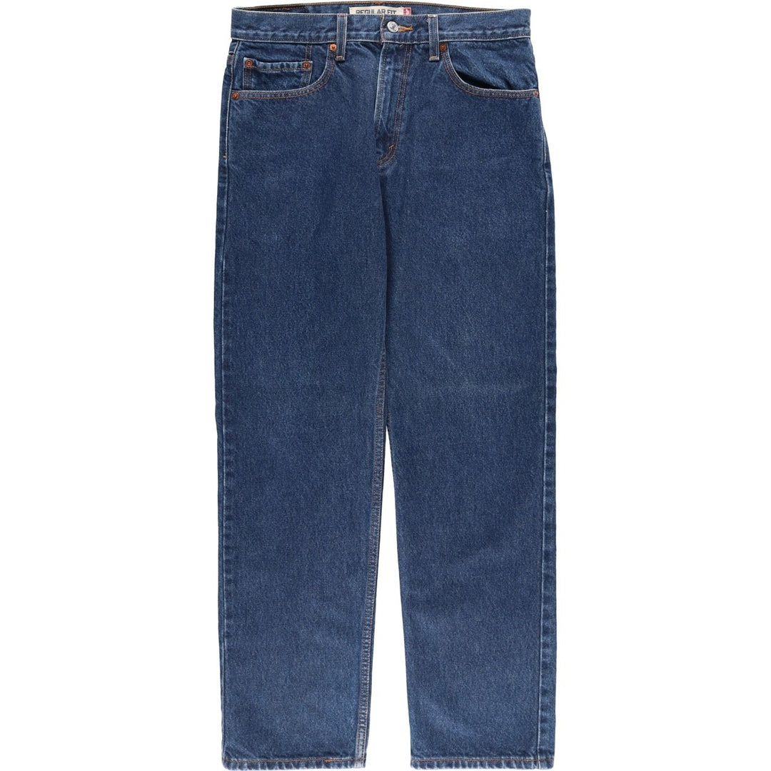 Levi's Regular Fit Tapered Denim Pants, Men's Size W33 (approx.) cotton blue type Vintage Second Hand