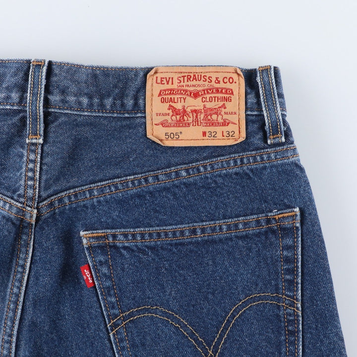 Levi's Regular Fit Tapered Denim Pants, Men's Size W33 (approx.) cotton blue type Vintage Second Hand