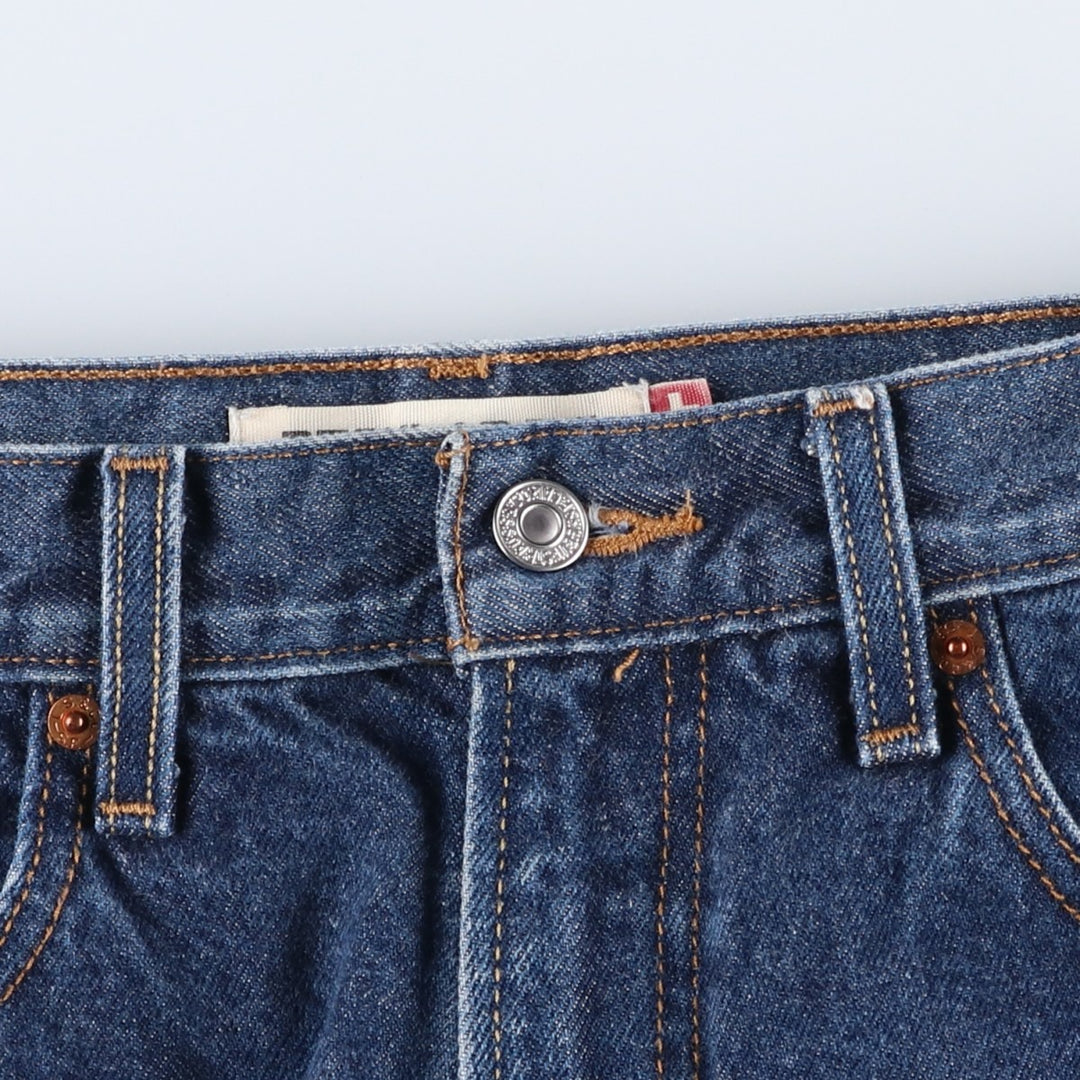 Levi's Regular Fit Tapered Denim Pants, Men's Size W33 (approx.) cotton blue type Vintage Second Hand