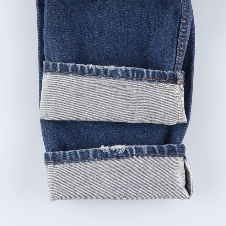 Levi's Regular Fit Tapered Denim Pants, Men's Size W33 (approx.) cotton blue type Vintage Second Hand