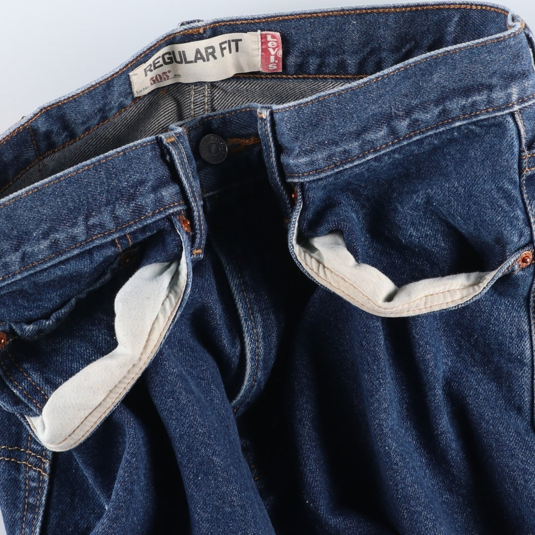 Levi's Regular Fit Tapered Denim Pants, Men's Size W33 (approx.) cotton blue type Vintage Second Hand