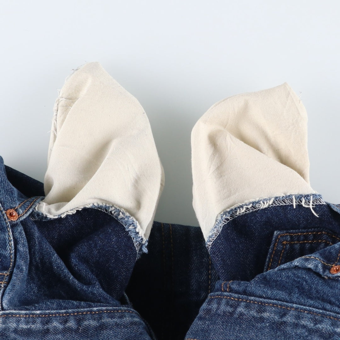 Levi's Regular Fit Tapered Denim Pants, Men's Size W33 (approx.) cotton blue type Vintage Second Hand