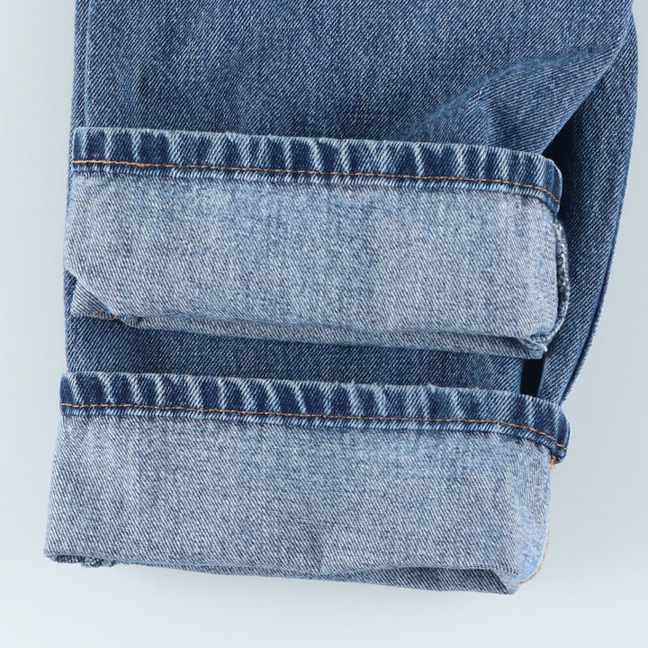 Levi's 505 tapered denim pants for men, equivalent to w32 cotton blue type Vintage Second Hand
