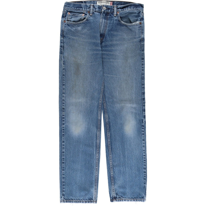 Levi's 505 STRAIGHT FIT tapered denim pants for men, size w34 unclear blue type Vintage Second Hand