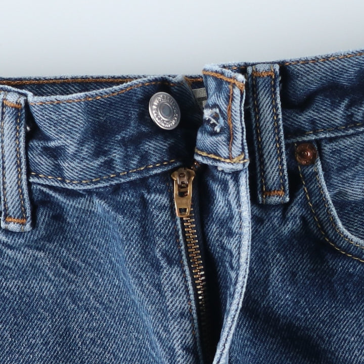 Levi's 505 STRAIGHT FIT tapered denim pants for men, size w34 unclear blue type Vintage Second Hand