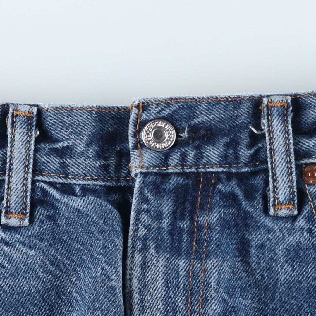 Levi's 505 STRAIGHT FIT tapered denim pants for men, size w34 unclear blue type Vintage Second Hand