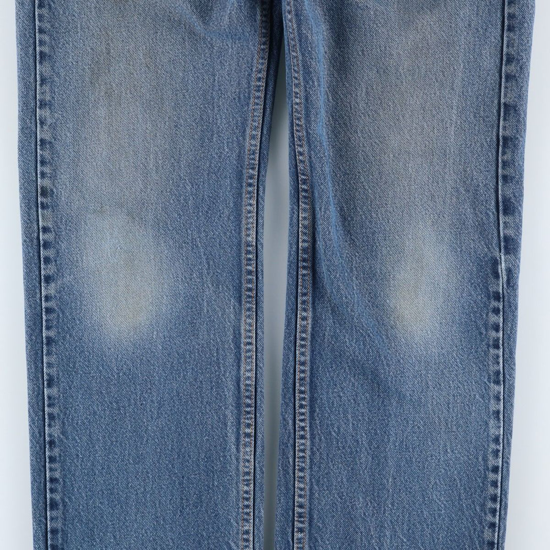 Levi's 505 STRAIGHT FIT tapered denim pants for men, size w34 unclear blue type Vintage Second Hand