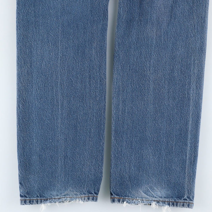 Levi's 505 STRAIGHT FIT tapered denim pants for men, size w34 unclear blue type Vintage Second Hand
