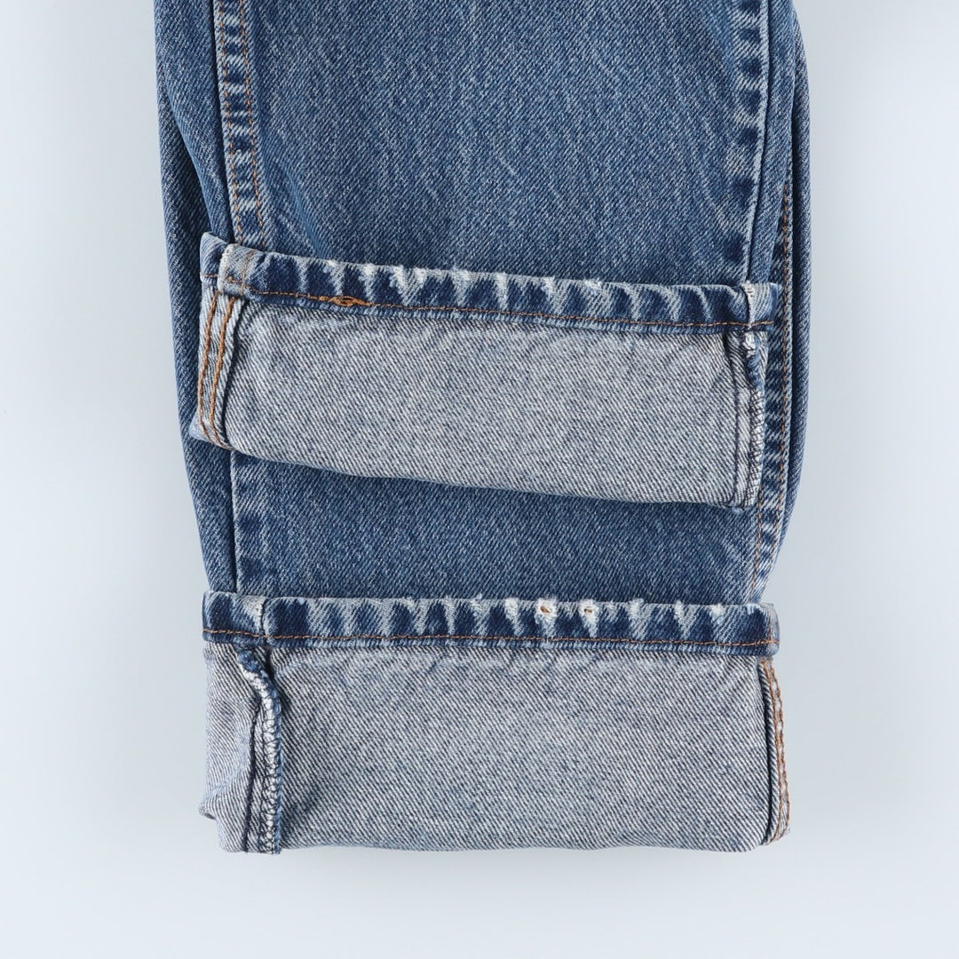 Levi's 505 STRAIGHT FIT tapered denim pants for men, size w34 unclear blue type Vintage Second Hand
