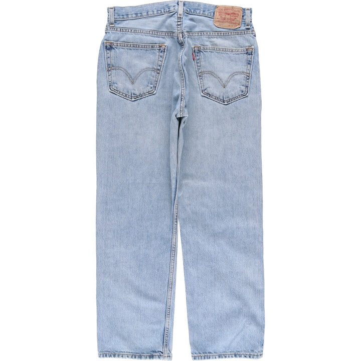 2000'S Levi's Regular Fit Tapered Denim Pants, Men's Size W34 (approx.) cotton blue type Vintage Second Hand