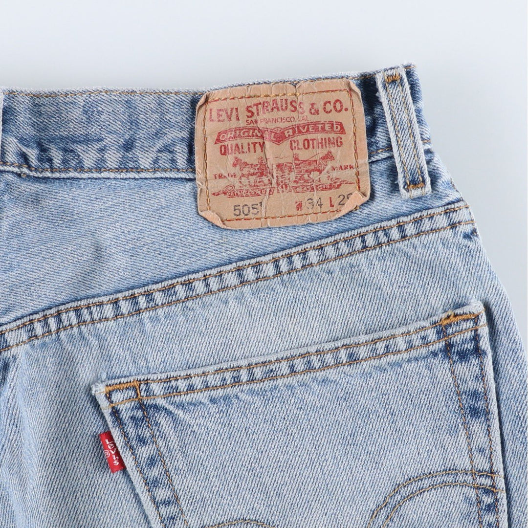 2000'S Levi's Regular Fit Tapered Denim Pants, Men's Size W34 (approx.) cotton blue type Vintage Second Hand