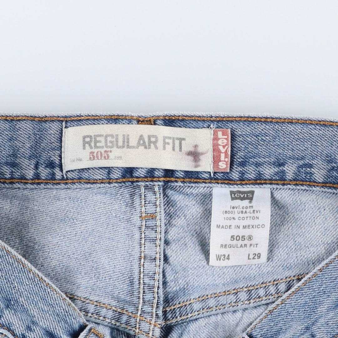 2000'S Levi's Regular Fit Tapered Denim Pants, Men's Size W34 (approx.) cotton blue type Vintage Second Hand