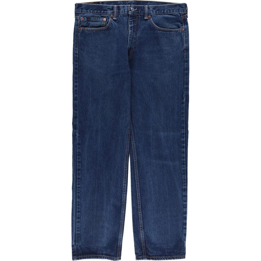 Levi's 505 tapered denim pants for men, size w37 cotton blue type Vintage Second Hand