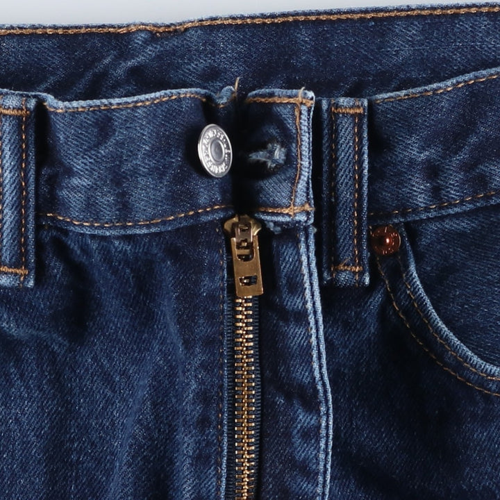 Levi's 505 tapered denim pants for men, size w37 cotton blue type Vintage Second Hand