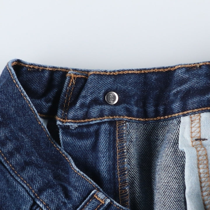 Levi's 505 tapered denim pants for men, size w37 cotton blue type Vintage Second Hand