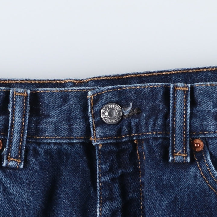 Levi's 505 tapered denim pants for men, size w37 cotton blue type Vintage Second Hand
