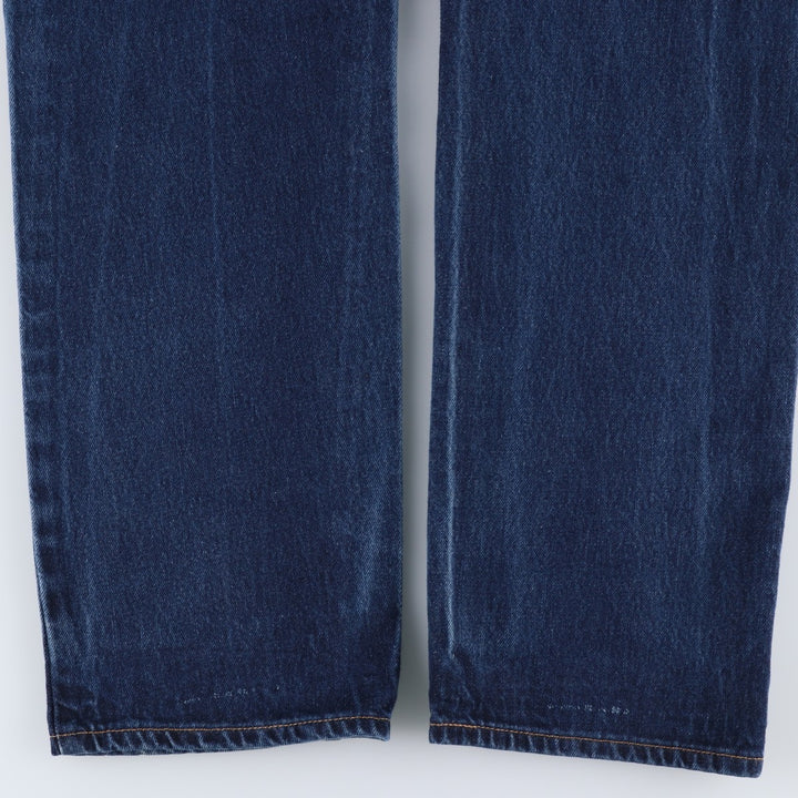 Levi's 505 tapered denim pants for men, size w37 cotton blue type Vintage Second Hand