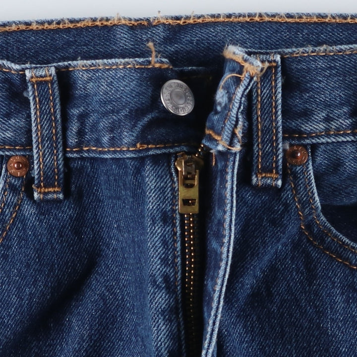 Levi's 505 tapered denim pants for men, equivalent to w35 cotton blue type Vintage Second Hand
