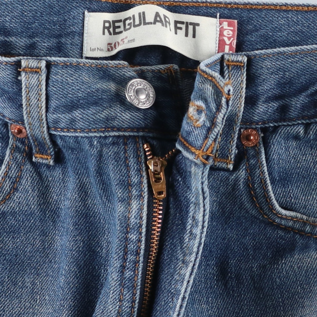 2000'S Levi's 505 Regular Fit Tapered Denim Pants, Men's Size W32 cotton blue type Vintage Second Hand