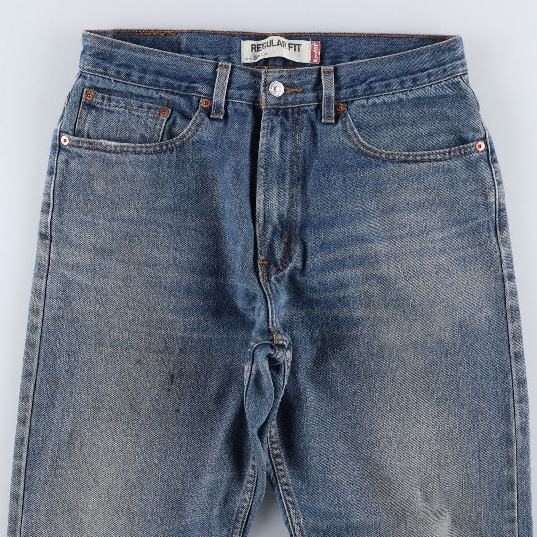 2000'S Levi's 505 Regular Fit Tapered Denim Pants, Men's Size W32 cotton blue type Vintage Second Hand