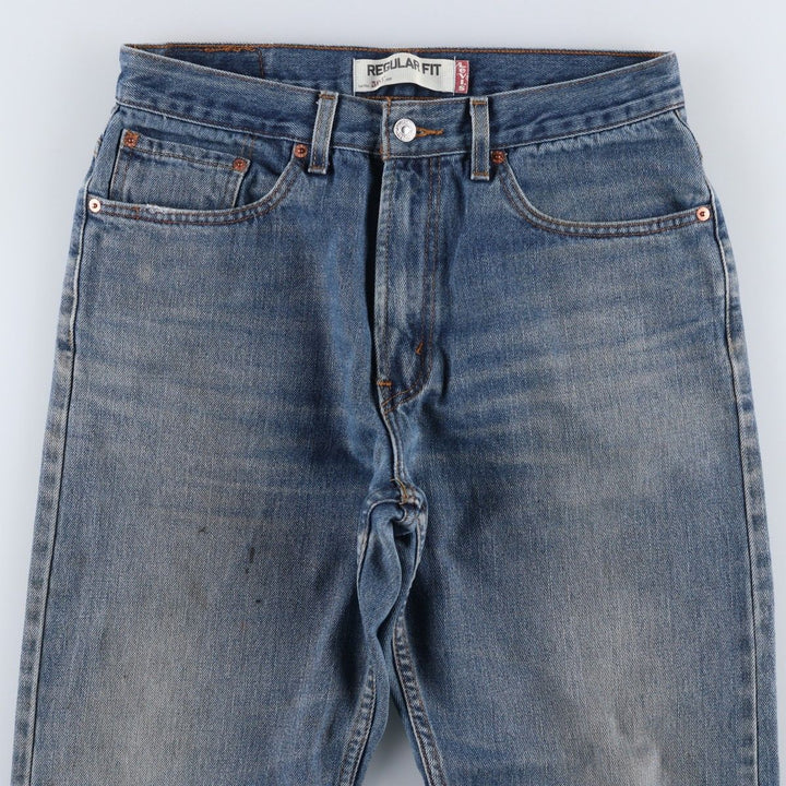 2000'S Levi's 505 Regular Fit Tapered Denim Pants, Men's Size W32 cotton blue type Vintage Second Hand