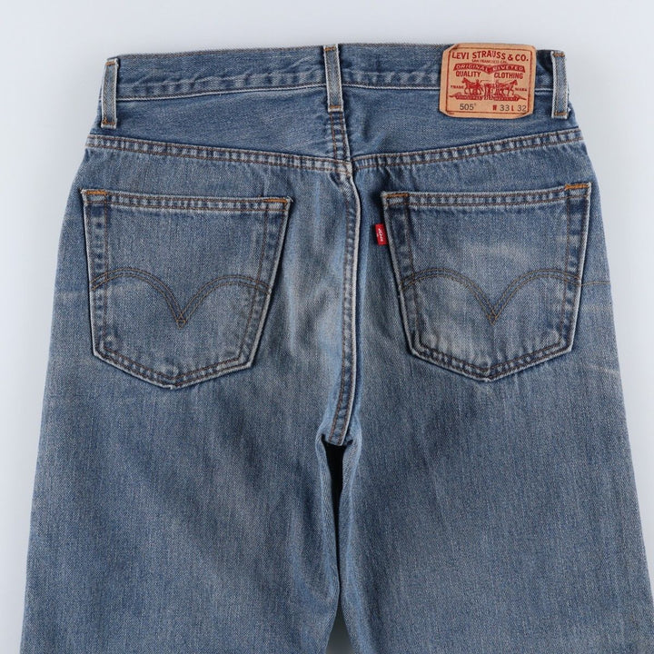 2000'S Levi's 505 Regular Fit Tapered Denim Pants, Men's Size W32 cotton blue type Vintage Second Hand