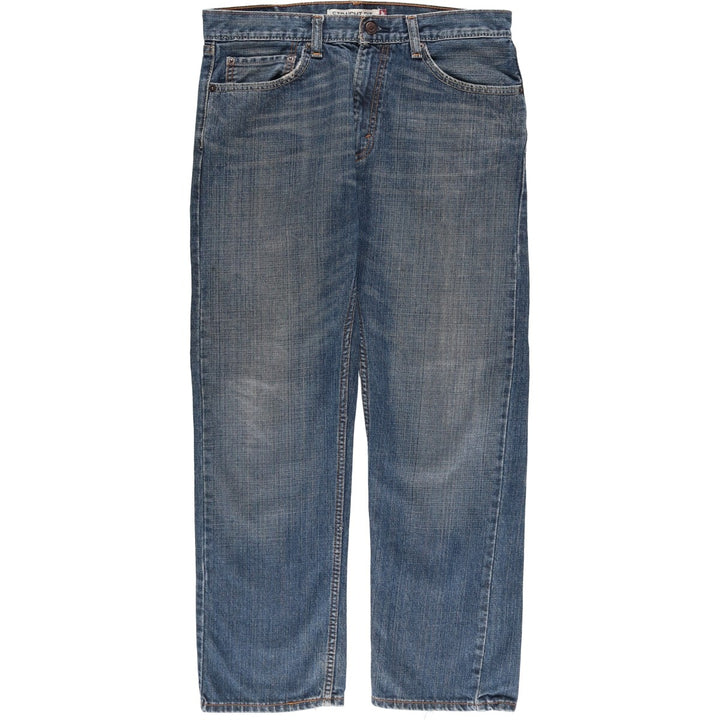 Levi's 505 STRAIGHT FIT tapered denim pants for men, size w34 cotton blue type Vintage Second Hand